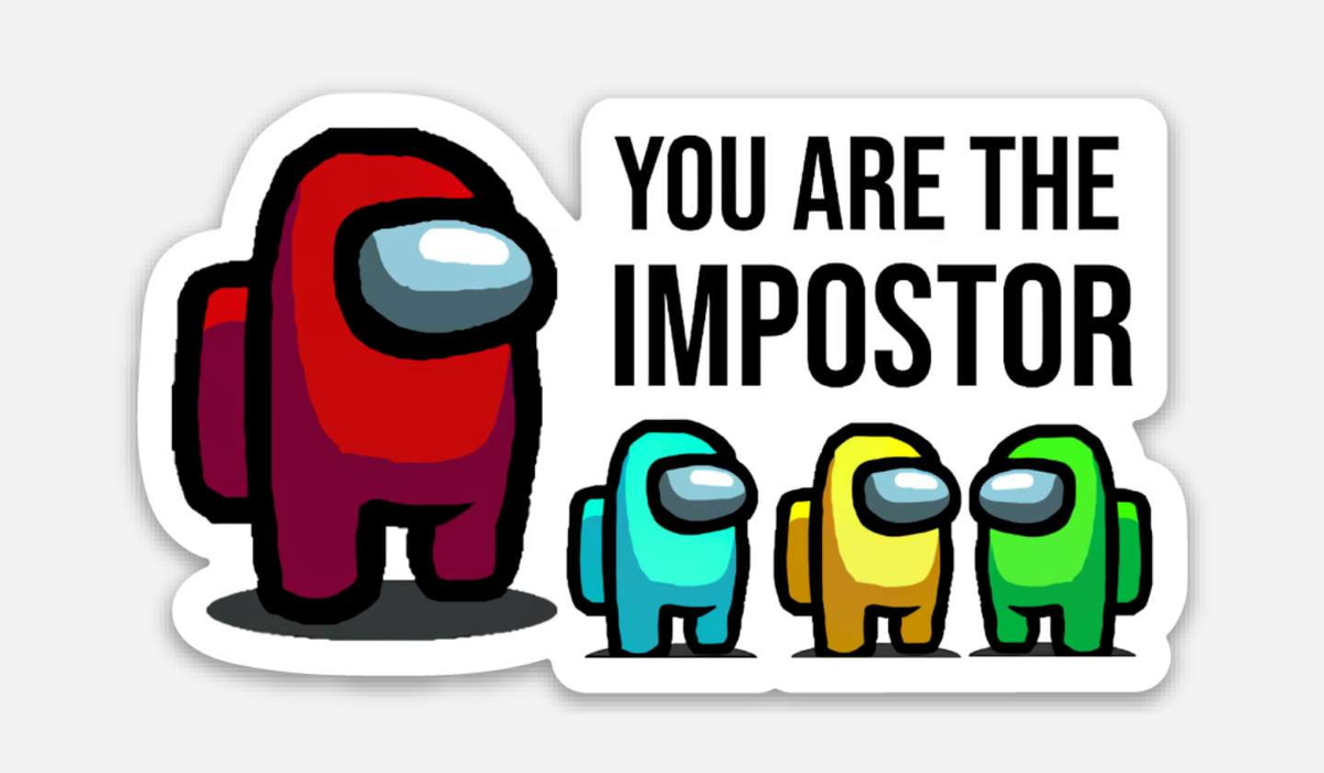 Among us impooster' Sticker