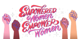 Empowered Women Empower Women sticker - Thee Sticker God